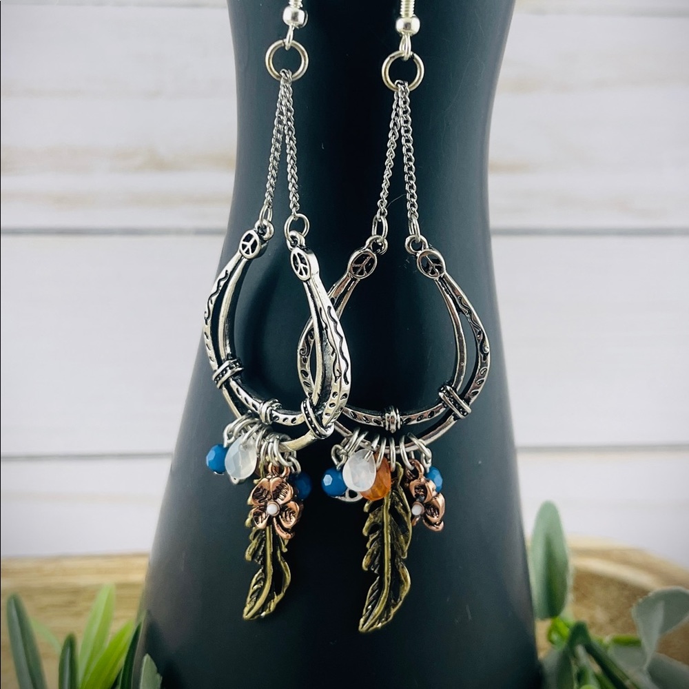 Statement dangle earrings